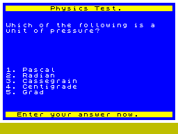 Running screen