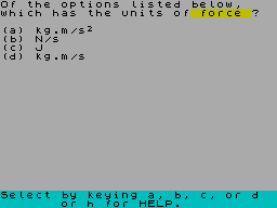 Running screen