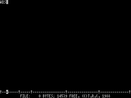 Running screen