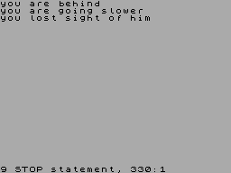 Running screen