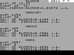 Running screen