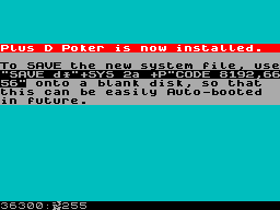 Running screen