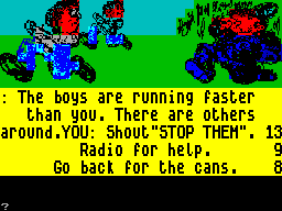 Running screen