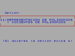 Running screen
