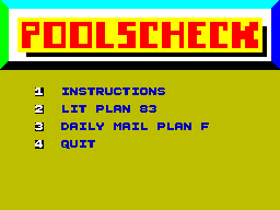 Running screen