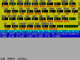 Running screen