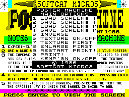 Running screen