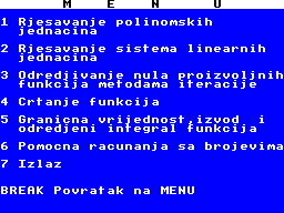 Running screen