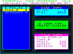 Running screen