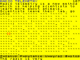 Running screen