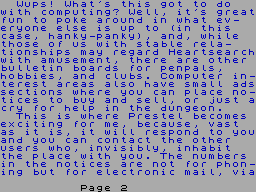 Running screen