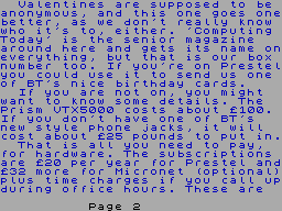 Running screen