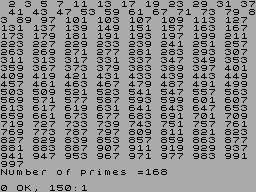 Running screen