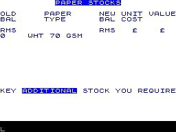 Running screen