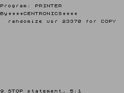 Running screen