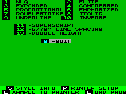 Running screen