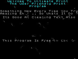 Running screen