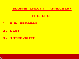 Running screen