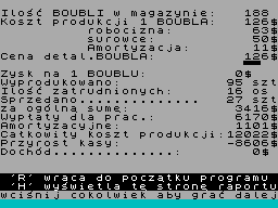 Running screen