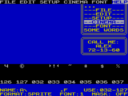 Running screen