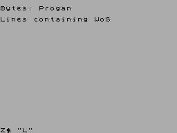 Running screen
