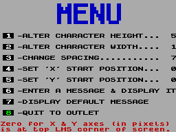 Running screen