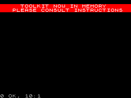 Running screen