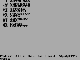 Running screen