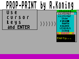 Running screen