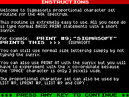 Running screen