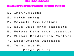 Running screen