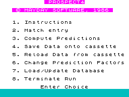 Running screen