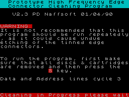 Running screen