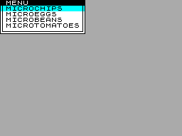 Running screen