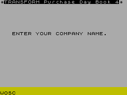 Running screen