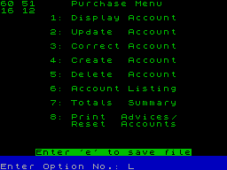 Running screen