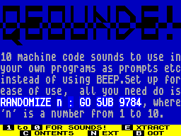 Running screen