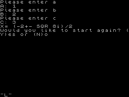 Running screen