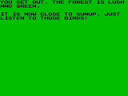 Running screen