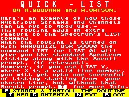 Running screen