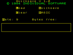 Running screen