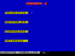 Running screen
