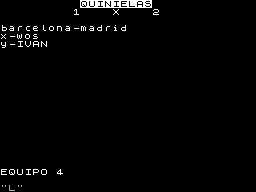 Running screen