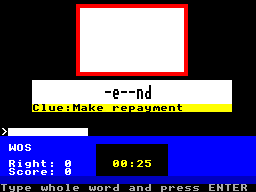 Running screen