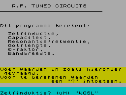 Running screen