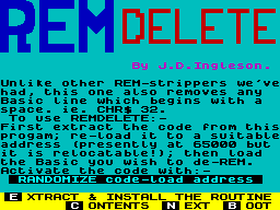 Running screen