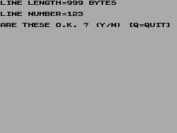 Running screen