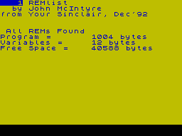 Running screen
