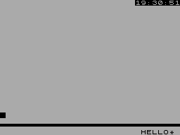 Running screen
