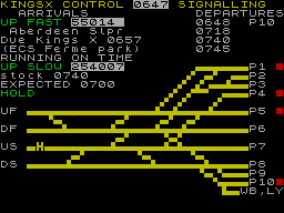 Running screen